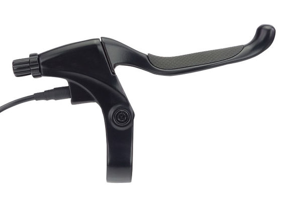 까만 전기 자전거는 합금 브레이크 레버 고무 그립 기계적인 스위치를 절약합니다