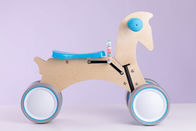 유아를 위한 6대 인치 휠 자작나무 로그 흔들목마 균형 자전거