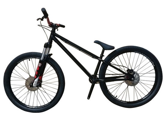 26 인치 먼지 점프 하드 테일 크로스 컨츄리 자전거 크롬 몰리브덴 구조 중단 포크